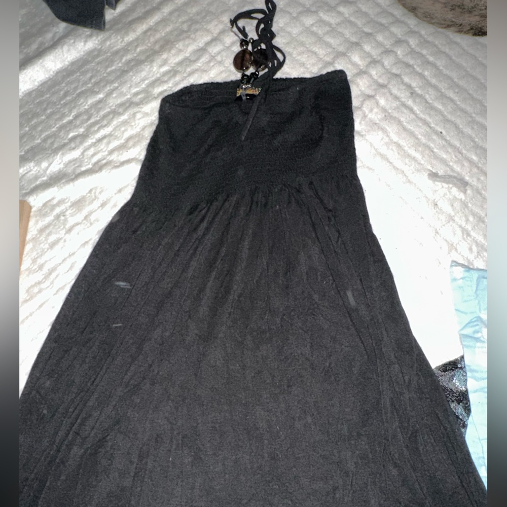 Black summer dress
